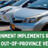 KP Government Implements Road Use Tax on Out-of-Province Vehicles